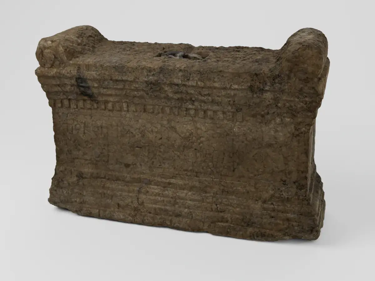 3D scan of the Artemis altar from the Ulcinj museum