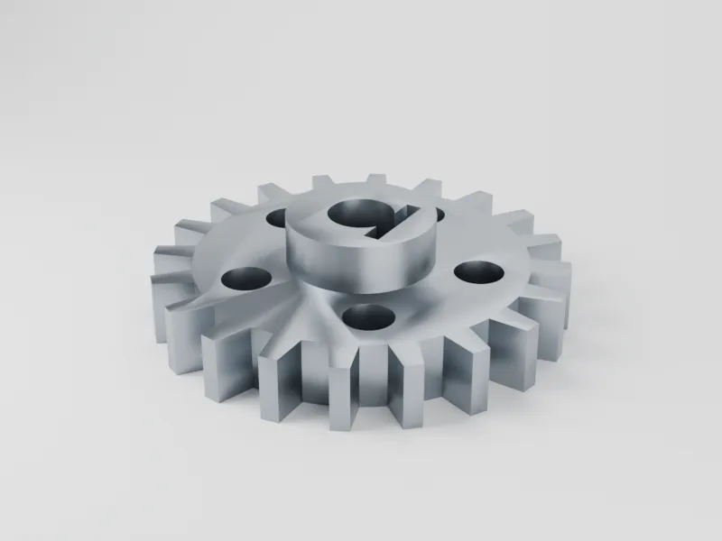 Example part in 17-4 PH