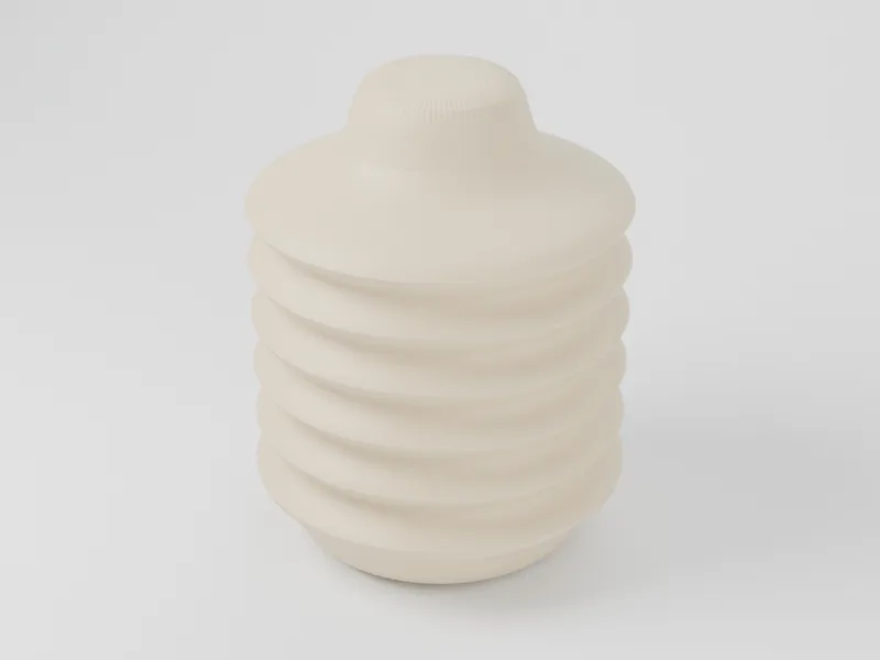 Example part in Elastic 50A Resin