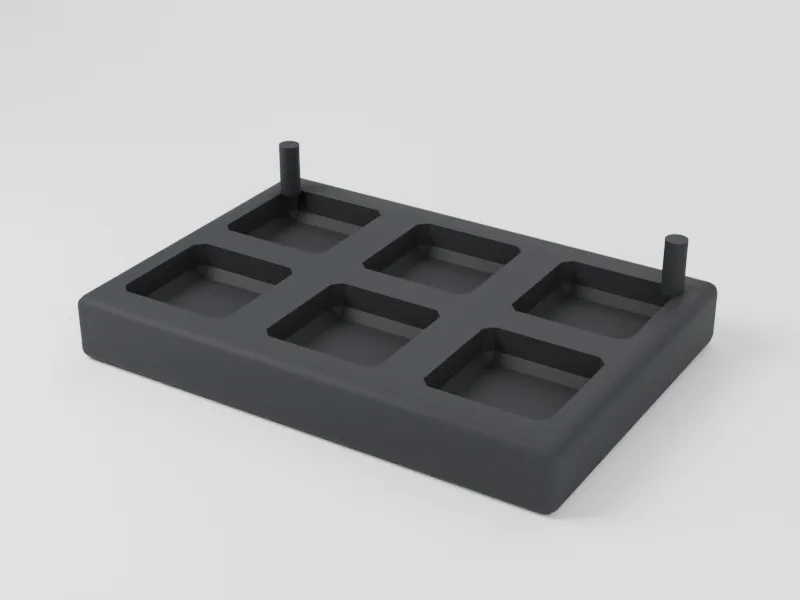 Example part in ESD Resin