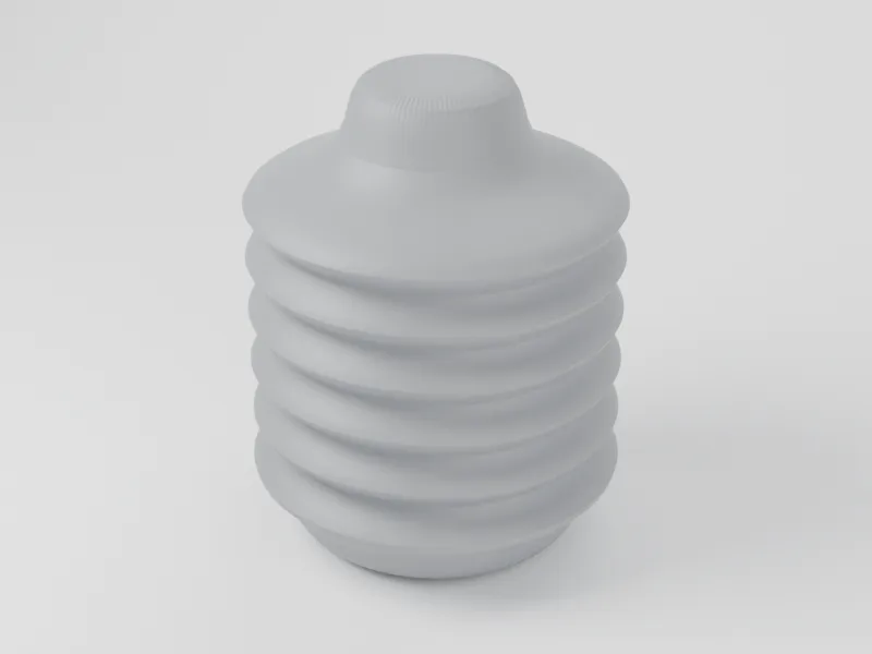 Example part in Flexible 80A Resin