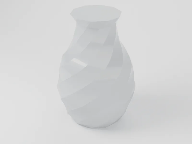 Example part in High-detail Resin Gray