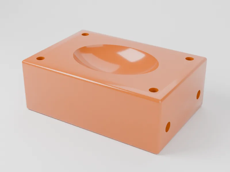 Example part in High-Temp Resin