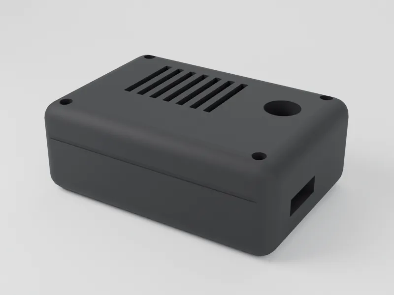 Example part in PA12 Black · SLS