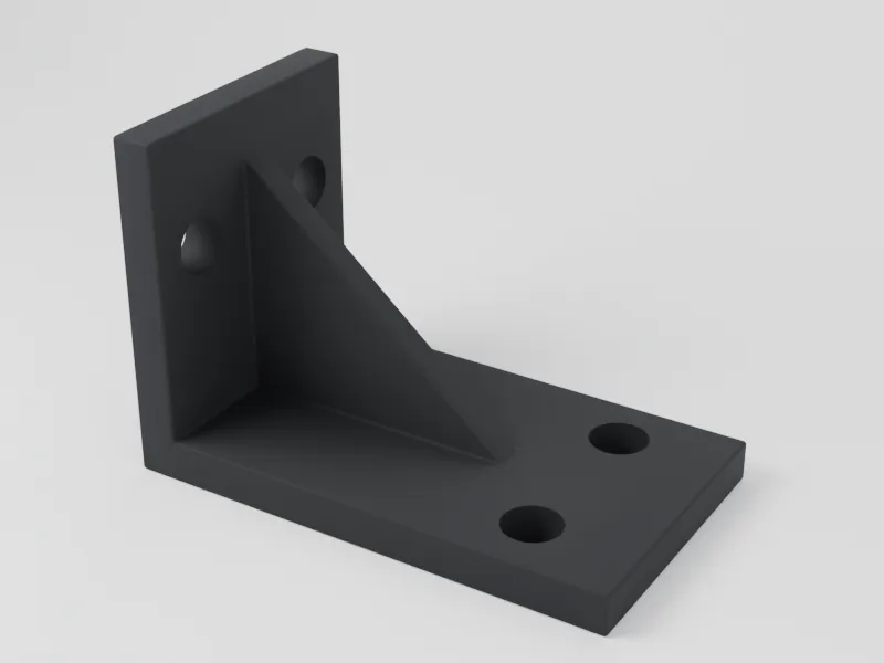 Example part in PA6 CF Black · SLS