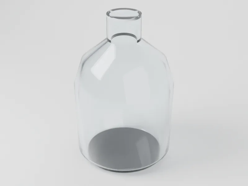 Example part in Premium Clear Resin