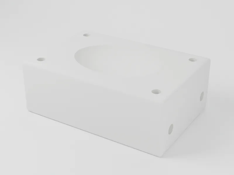Example part in Rigid 10K Resin