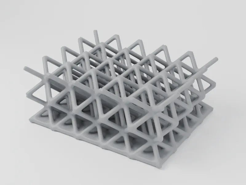 Example part in TPU Gray · SLS